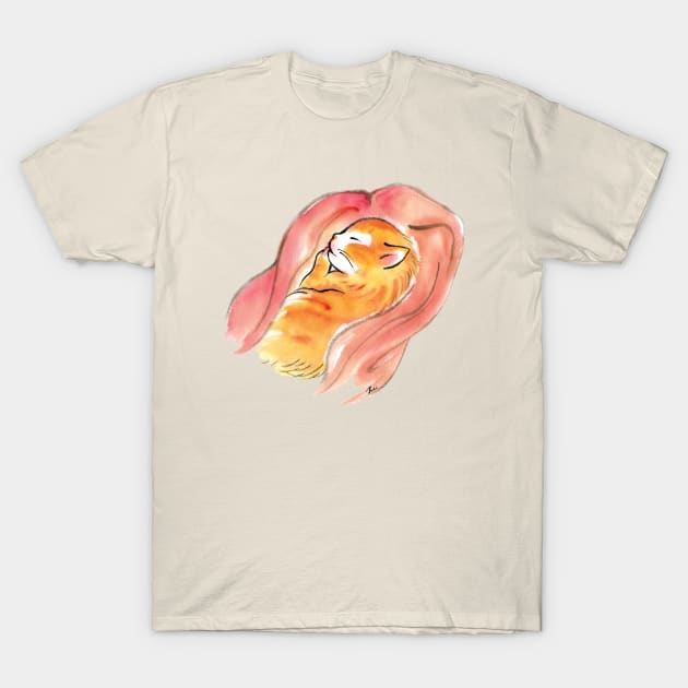 Golden cat baby T-Shirt by juliewu